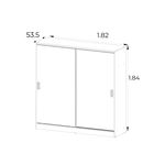 Placard-Corrediza-Suave-3151-Venecia-1.82x1.84mts-Orlandi