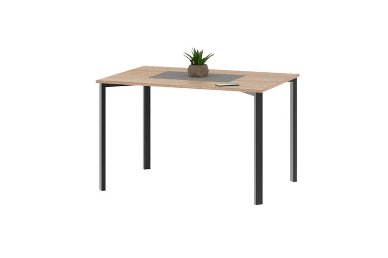 Mesa-de-Cano-Milano-Rectangular-120-Negro-Roble-Dielfe