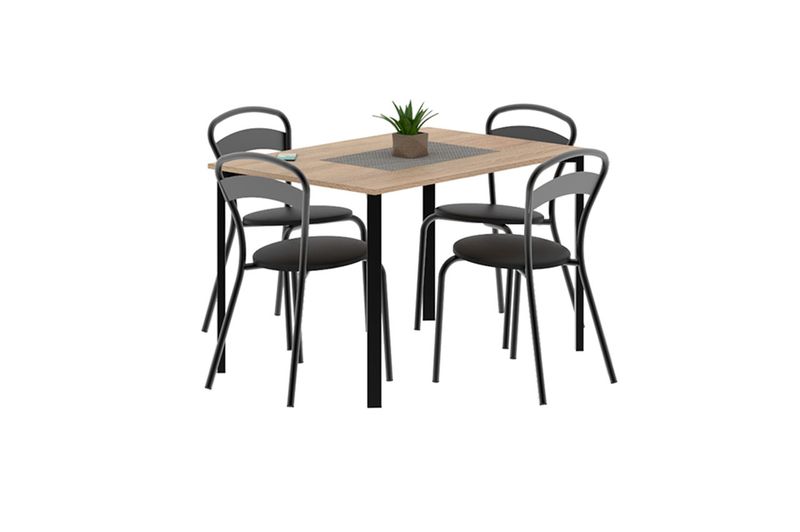 Mesa-de-Cano-Milano-Rectangular-120-Negro-Roble-Dielfe