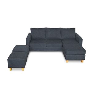 Rinconero Tiziano Modular 3 Cuerpos Lio Plomo Fullconfort