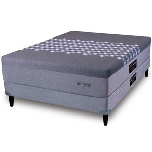 Sommier y Colchón de Resortes 2 Plazas King Koil Kingsbury 140x190