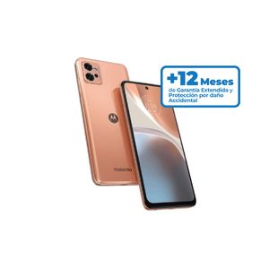 Combo Celular Motorola Moto G32 128GB 50MP Rosa + Garantía extendida