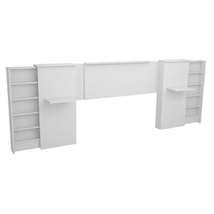 Respaldo Cabecera de Cama con compartimiento de guardado extensible