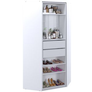Mueble de Guardado o Zapatero Giratorio con Espejo y Cajones - 525