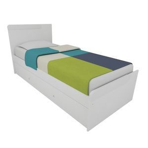 Cama 1 Plaza para colchon de 80 cm con carrocama - 1701-8