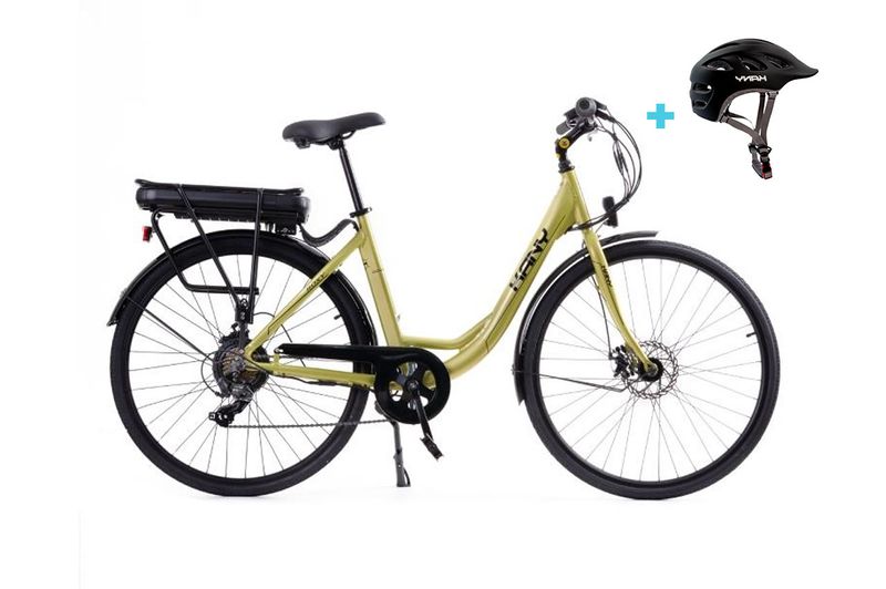 Bicicleta-Electrica-Kany-E-bike-C700-R28-Verde---Casco