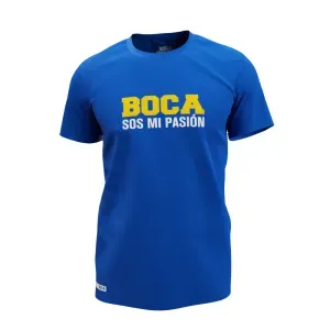 Remera Urbana Estadios 24 BOCA - LICENCIA CLUBES - Azul-Amarillo - XXL