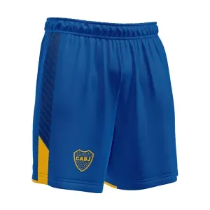 Short De Entrenamiento Estadios 24 BOCA - LICENCIA CLUBES - Azul-Amarillo - M