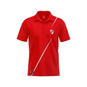 Remera Polo Estadios 24 RIVER - LICENCIA CLUBES - Rojo-Blanco - XS