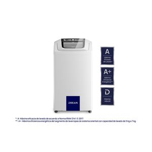 Lavarropas Automatico Carga Superior Drean 6.5KG 800RPM Neo Fuzzy 658 B Blanco