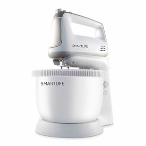 Batidora de mano y pie Smartlife 5 Vel/Turbo Bowl Rotativo