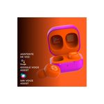 Auriculares-inalambricos-Stromberg-DYE-Naranja-Fucsia
