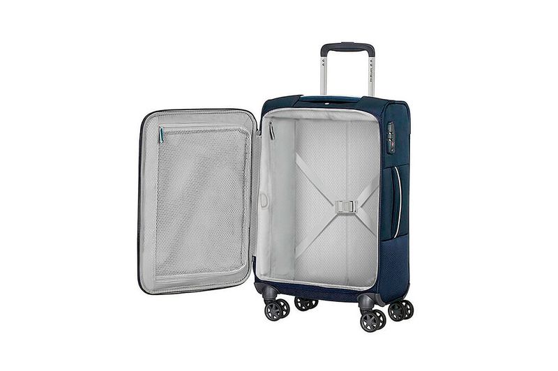 Valija-Poliester-Samsonite-Spinner-55-20-Chica-Azul-Oscuro