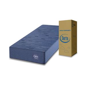 Colchón de resortes compactado de 1 plaza Serta Box Hybrid 80x200