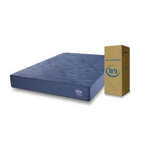 Colchón de resortes compactado King Size Serta Box Hybrid 180x200