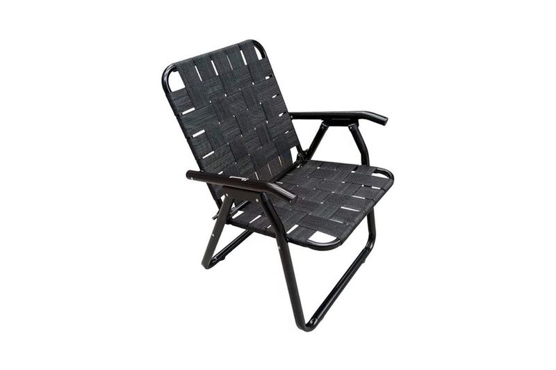 Sillon80048AluminioNegroDescansar