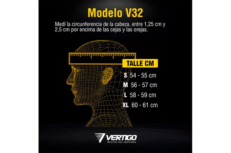 Casco-Vertigo-V32-Influence-Talle-M-Blanco-Negro