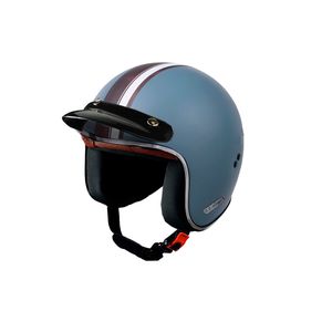 Casco Vértigo Vintage Maya 2 Talle S Gris Acero