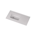 MesadaDurafortconBachaIntegralSinZocalo120x53GrisClaro