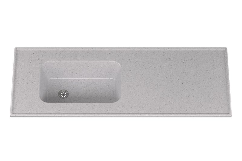 Mesada-Durafort-con-Bacha-Integral-Sin-Zocalo-160-x-53-Gris-Claro