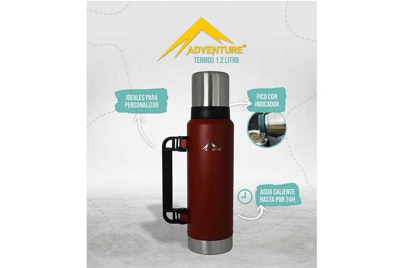 Termo-Adventure-TI-1200-015-1.2Lt-Rojo-Texturizado