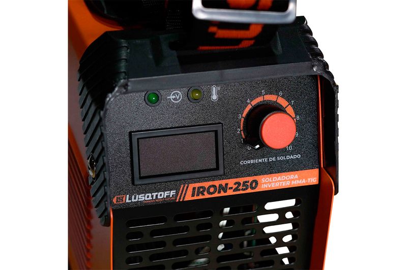 Combo-Soladora-Inverter-Lusqtoff-IRON250---Mascara-de-Soldar-ST-1X---2-Escuadras-Magneticas-LQE-6001