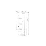 Placard-Orlandi-Multifuncion-Eco-703-4Ptas-1Cajon-Abedul