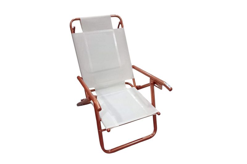 Reposera-Playera-Plegable-Descansar-5-Pos-80053-Cobre-y-Blanco