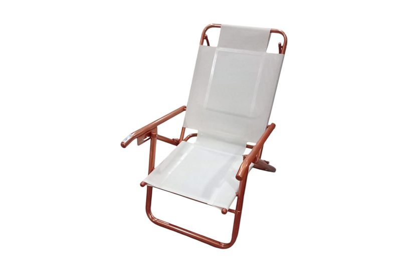 Reposera-Playera-Plegable-Descansar-5-Pos-80053-Cobre-y-Blanco