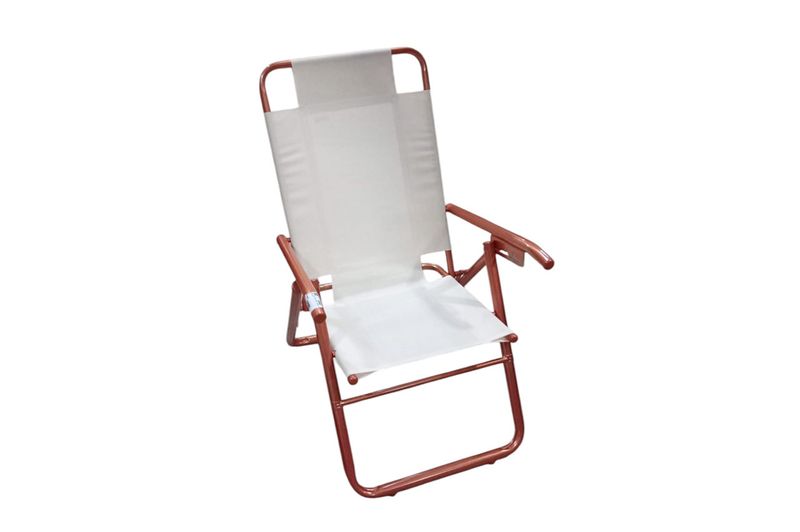 Reposera-Plegable-Descansar-5-Pos-80041-Cobre-y-Blanco