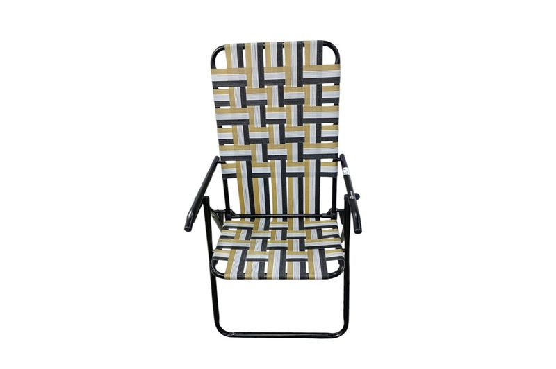 Reposera-Plegable-Descansar-5-Pos-80042-Negro-y-Dorado-Blanco