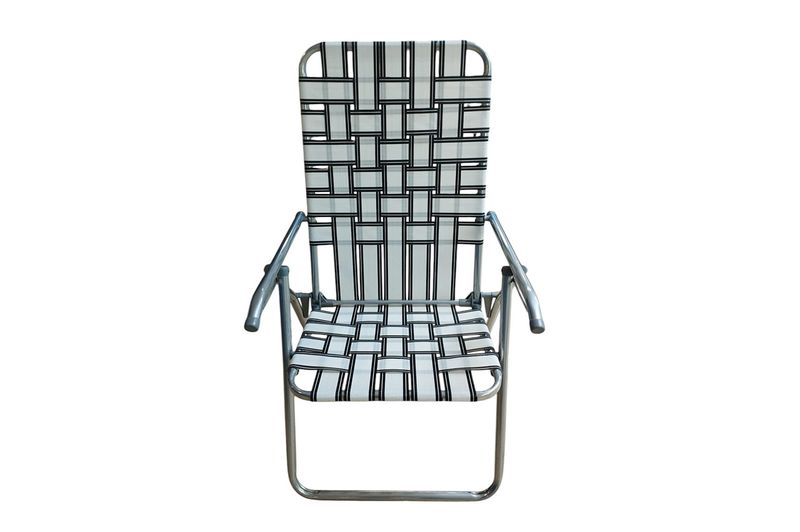 Reposera-Plegable-Descansar-5-Pos-20000-Blanco-y-Negro
