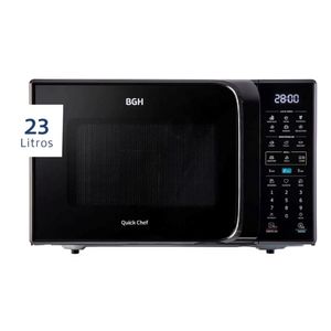 Microondas BGH NEGRO B223DN20 Digital ECO 800W 23 Lts Grill