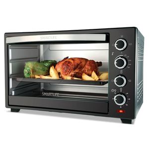 Horno Eléctrico SMARTLIFE SL-TOR060PN 2200W 60 Lts con Spiedo Función Convección