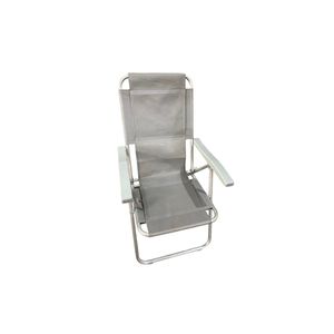 Sillón Plegable Hilgert 0220 Aluminio 7/8 5 Pos Gris