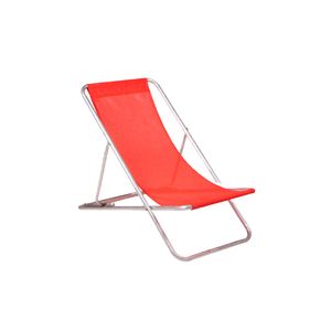 Reposera Perezosa Hilgert 0306 Aluminio 4 Pos Rojo