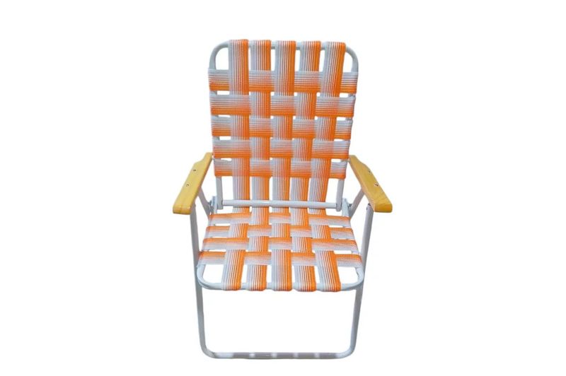 Sillon-Plegable-Avelino-10002-Naranja-y-Blanco-