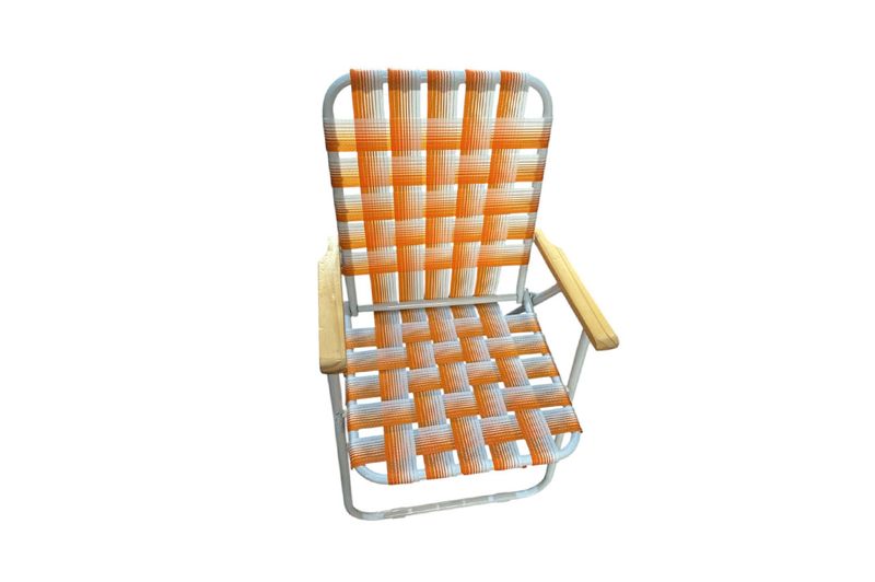 Sillon-Plegable-Avelino-10002-Naranja-y-Blanco-