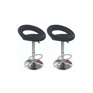 Set x2 Banqueta Delos PRBA04 Bogart Negro