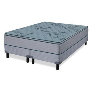 Sommier y colchón de Resortes Queen Size Zafiro Imori 160x200