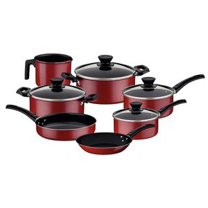 Batería de Cocina Tramontina Coimbra 7 Piezas Bordo