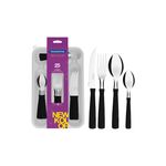 Juego-de-Cubierto-Tramontina-New-Kolor-25-Piezas-Acero-Inox-Negro