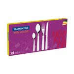 Juego-de-Cubierto-Tramontina-New-Kolor-25-Piezas-Acero-Inox-Azul