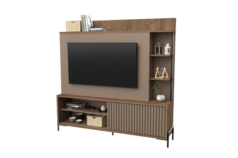 MuebleVarilladoTV65”Delos180MDRO05RobleGris