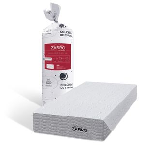 Colchón de Espuma 1 plaza y 1/2 Zafiro Express Light 100x190