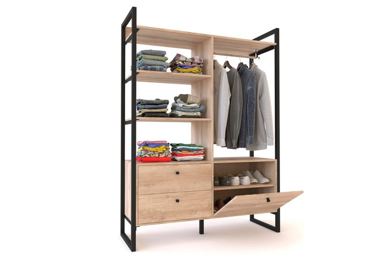 Ropero-Steel-Delos-130M-DST25-Roble