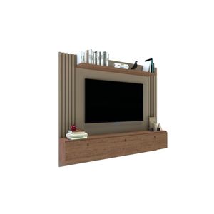 Panel Varillado TV 50” Boston Delos DRO02 1,60M Roble Dabos Marrón Gris