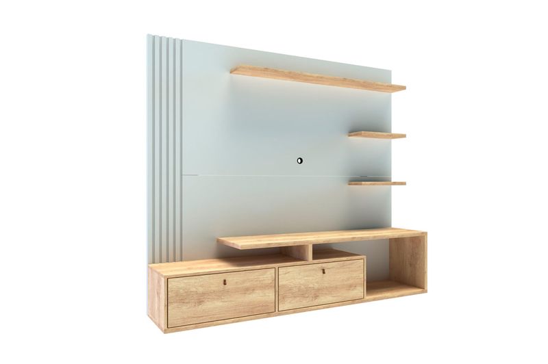 HomeSuspensoVarilladoTV50”DelosDRO03180MRobleBlanco