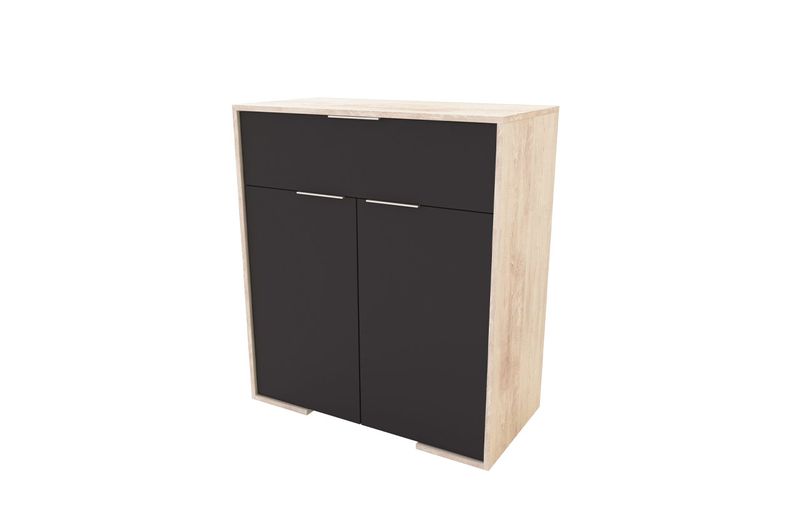 Comoda-Duo-Delos-DLD03-1-Cajon-2-Puertas-Pino-Gris-Sombra