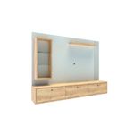HomeSuspensoTV60”DelosDRO043Puertas200MRobleNebraskaBlanco